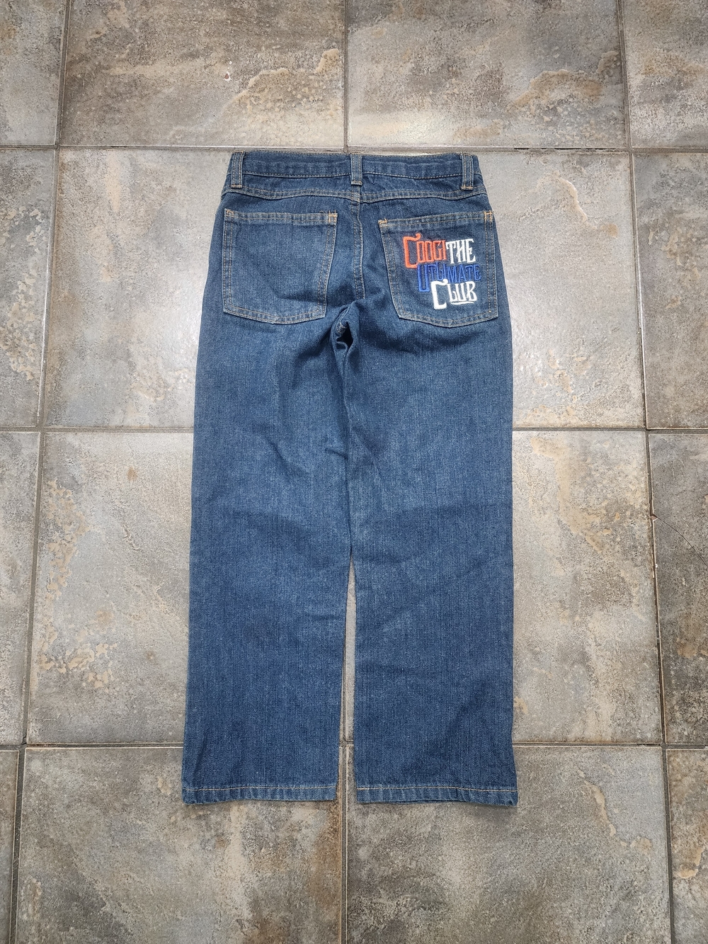 Vintage Y2K Coogi Boy's 7 24x20.5 The Ultimate Club Embroidered Streetwear Jeans